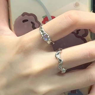 Nhẫn Hở Hình Đá Mặt Trăng 