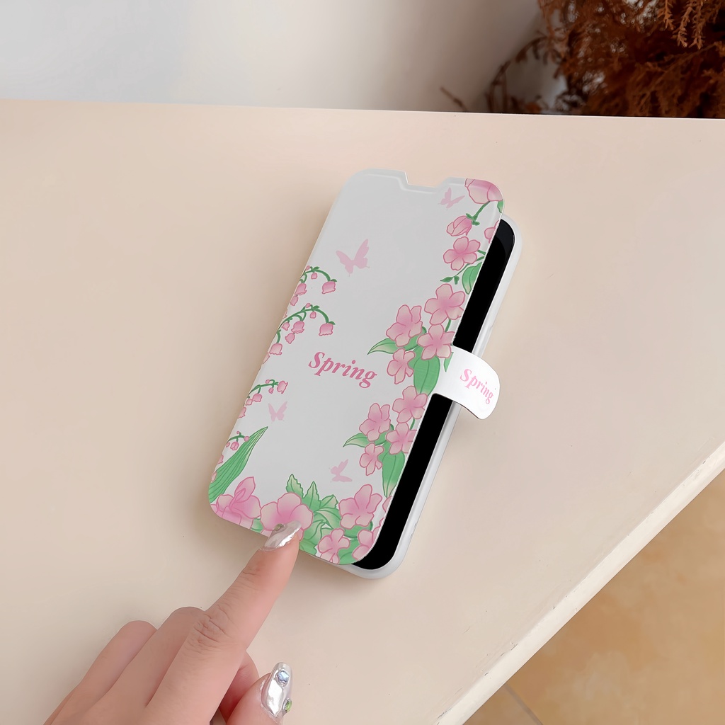 Ốp Điện Thoại tpu Dẻo Trong Suốt Họa Tiết Hoạt Hình Bông Hoa Dễ Thương Cho iPhone 14 13 12 11 PRO MAX