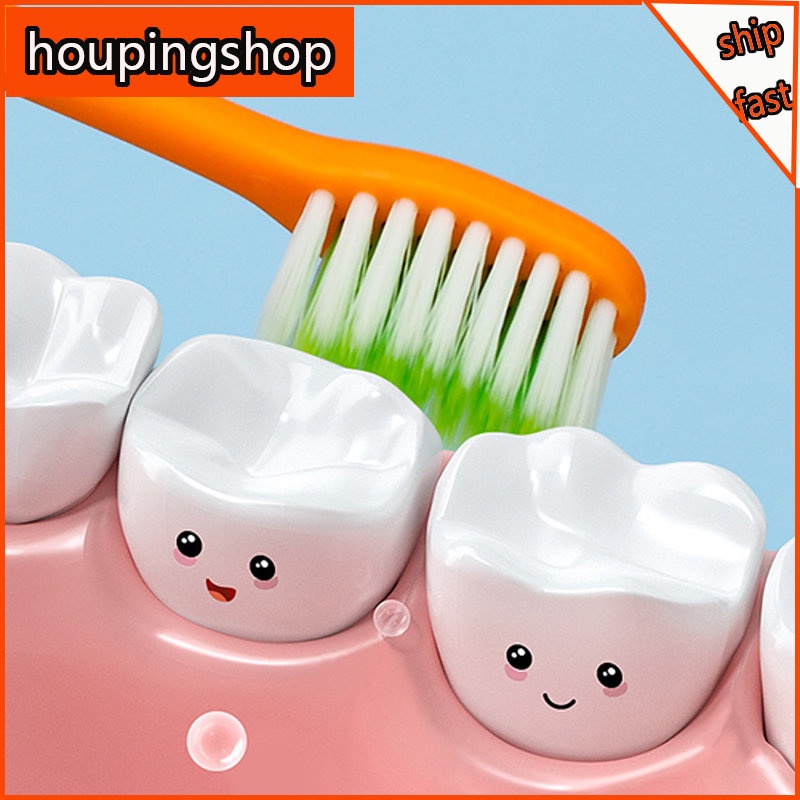 Bàn Chải Đánh Răng Lông Siêu Mềm Hình Củ Cà Rốt Hoạt Hình Cho Bé 2-8 Tuổi