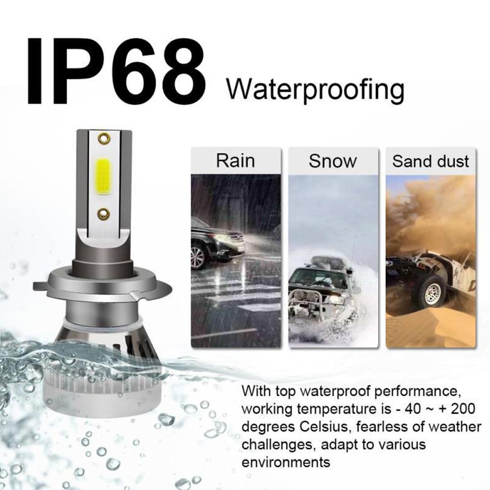 Đèn Pha Led H7 200W 20000LM 6000K I5K3 Chuyên Dụng Chất Lượng Cao