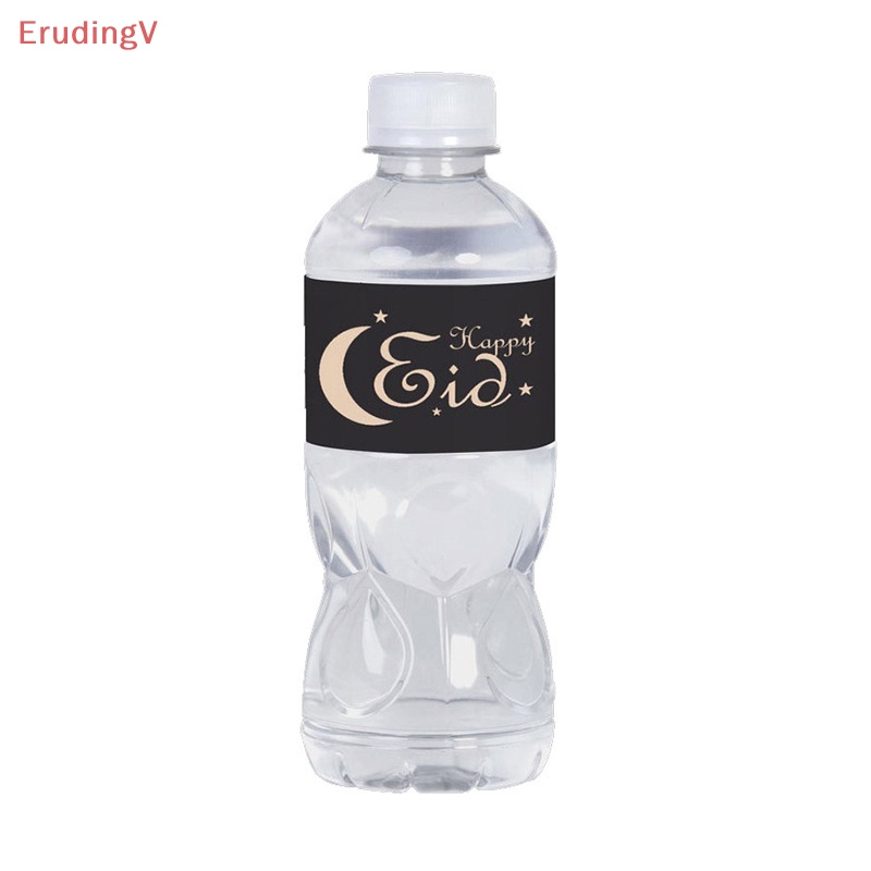 [ErudingV] Bộ 20 Miếng Dán Chai Nước Lễ Hội Ramadan Bằng Giấy EID MUBARAK