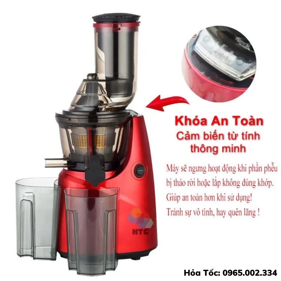 Máy ép chậm công nghiệp KAW giữ nguyên dinh dưỡng của trái cây bảo hành 12 tháng