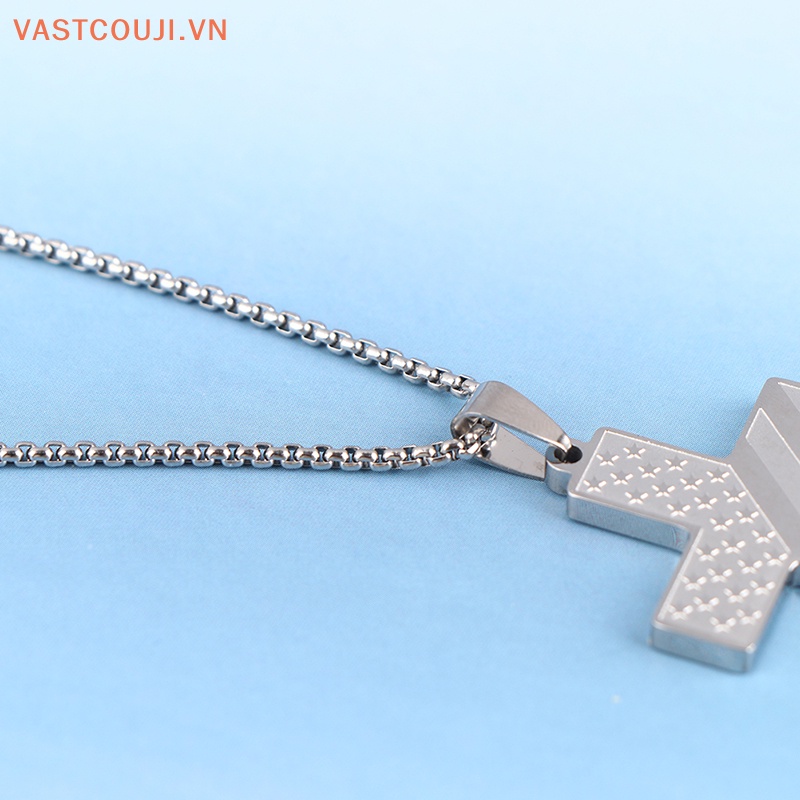 Vòng cổ Mặt Thánh Giá Bằng Thép Không Gỉ VASTJI