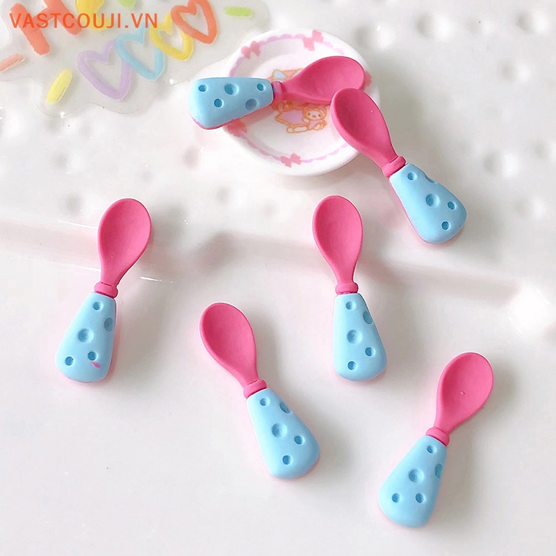 Set 10 Muỗng Xúc Mini Trang Trí Nhà Búp Bê VN