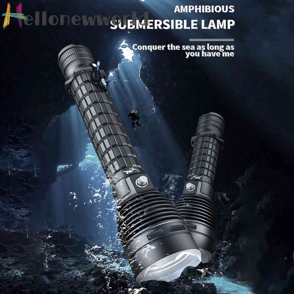 Đèn Pin XHP70 LED 3 Chế Độ Chống Trượt Tiện Dụng Khi Đi Cắm Trại Leo Núi