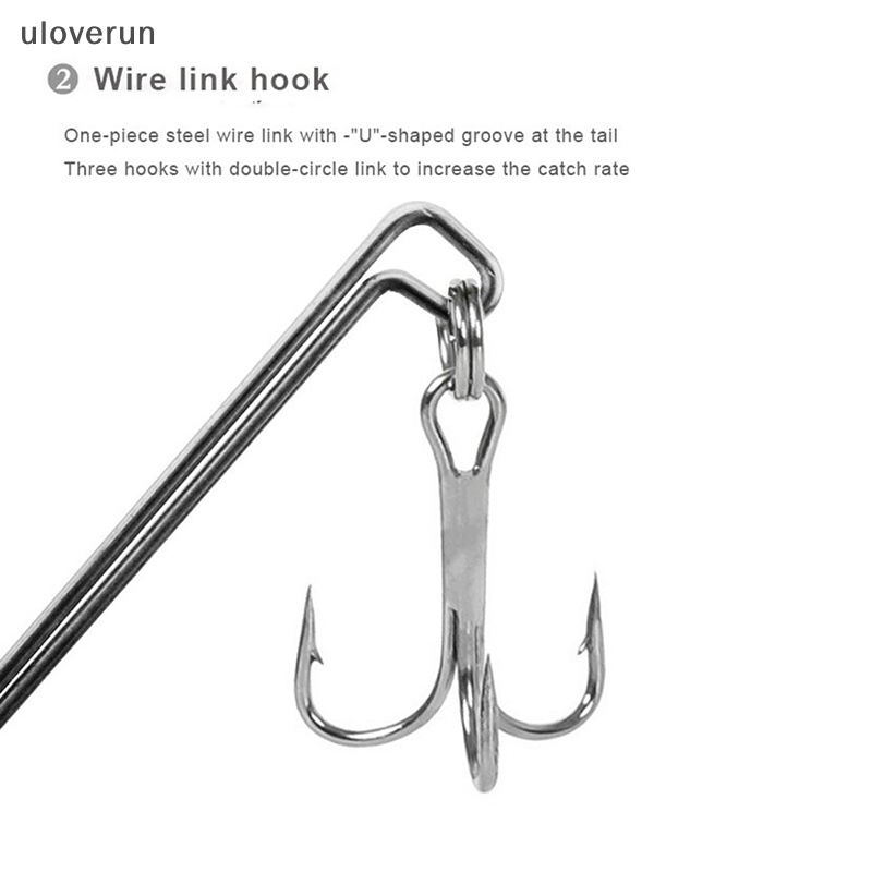 Uloverun 1 Lưỡi Câu Cá 7g10g17g Chất Lượng Cao Tiện Dụng