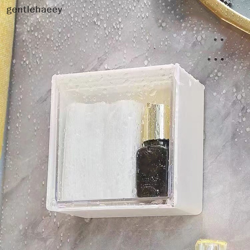 Hộp Đựng Tăm Bông Gắn Tường Bằng Nhựa Giá Đỡ