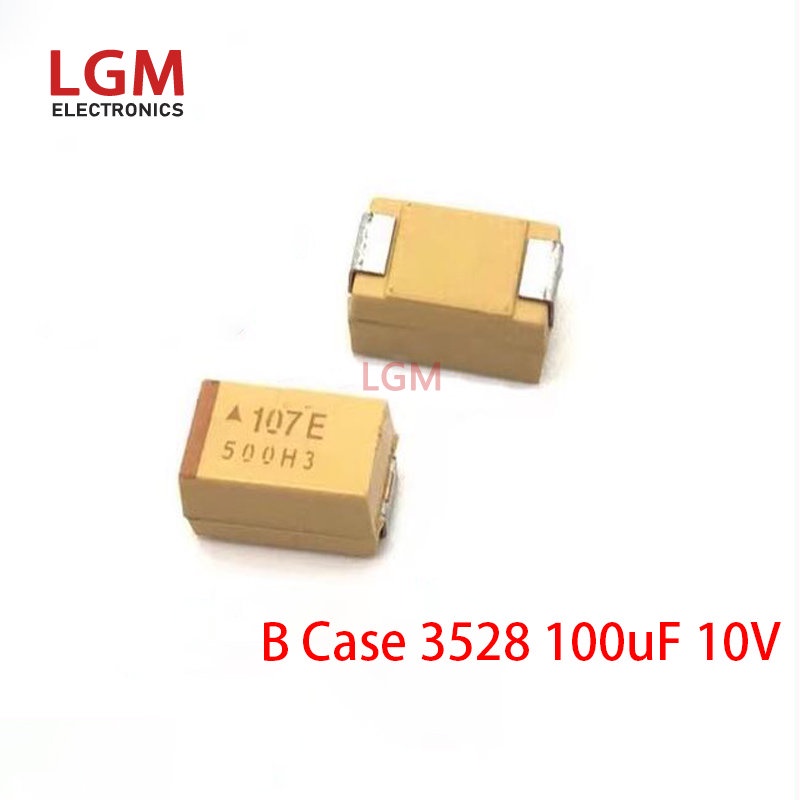 Bộ 10 Tụ Điện Tantalum B Case 3528 10V 16V 25V 35V 1UF 2.2UF 4.7UF 10UF 22UF 47UF 100UF