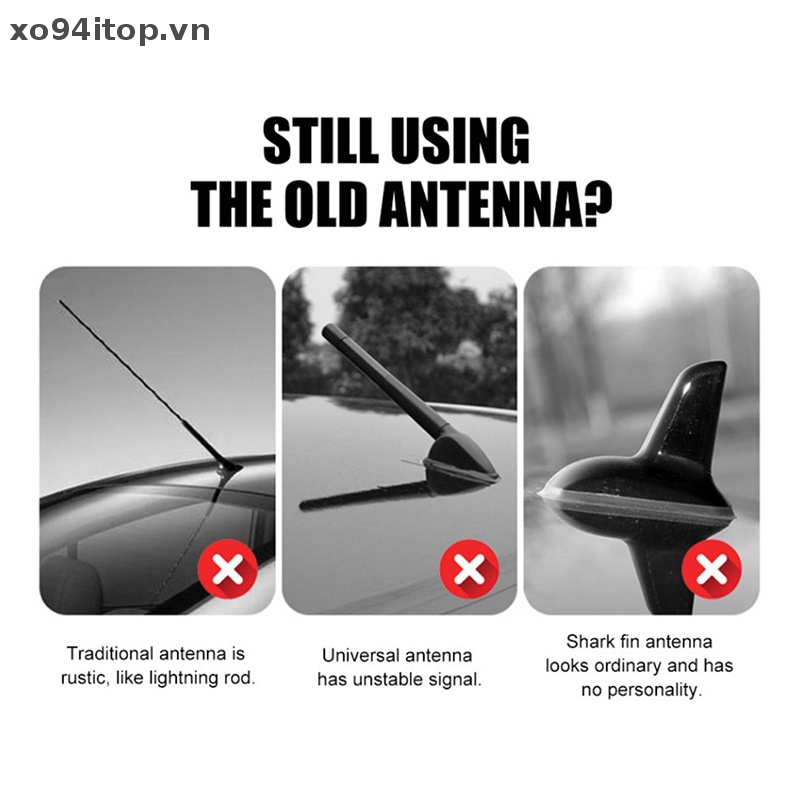 Ăng Ten Tín Hiệu Radio Hình Vây Cá Mập Cho Xe Hơi Toyota Hyunda