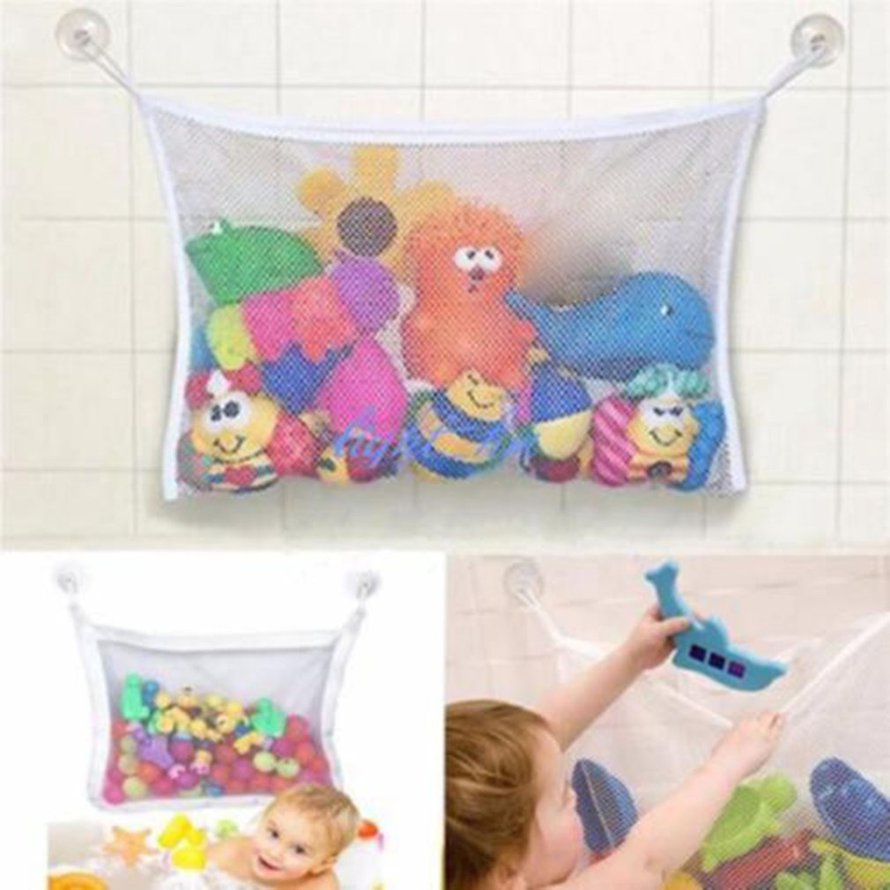 Children's Water Toy Storage Bag Strong Suction Cup Bathroom Hanging Bag