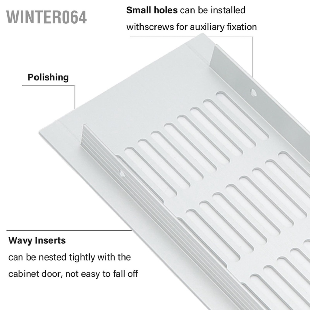 Winter064 2 Chiếc Lỗ Thông Khí Lưới Tản Nhiệt Gió Hợp Kim Nhôm Hình Chữ Nhật Tấm Hơi Cho Tủ Giày Quần Áo