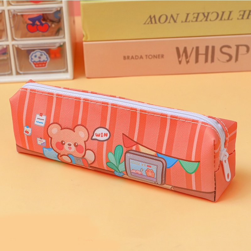 Túi Đựng Bút Họa Tiết Hoạt Hình Dễ Thương Sức Chứa Lớn