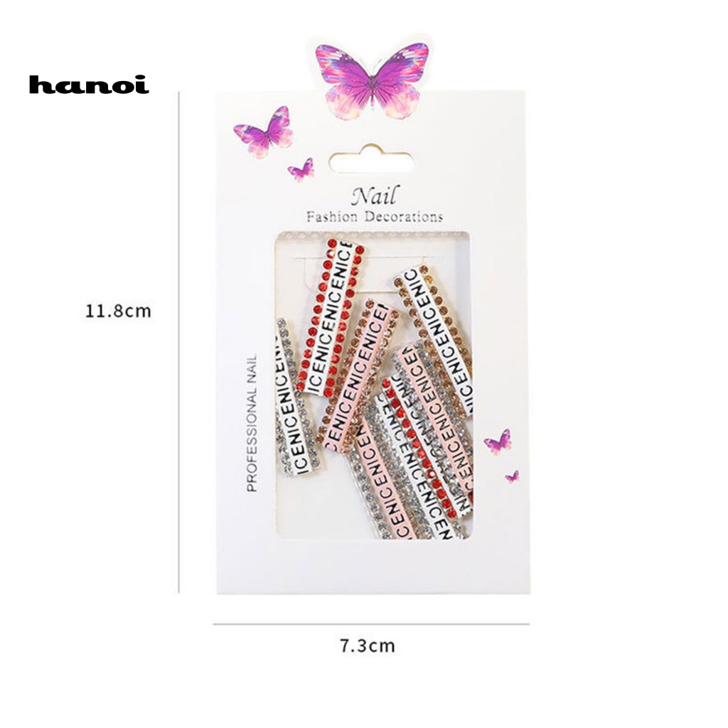 1 Set Băng Keo Dán Trang Trí Móng Tay Hiệu Ứng 3D Sang Trọng Dành Cho Nữ