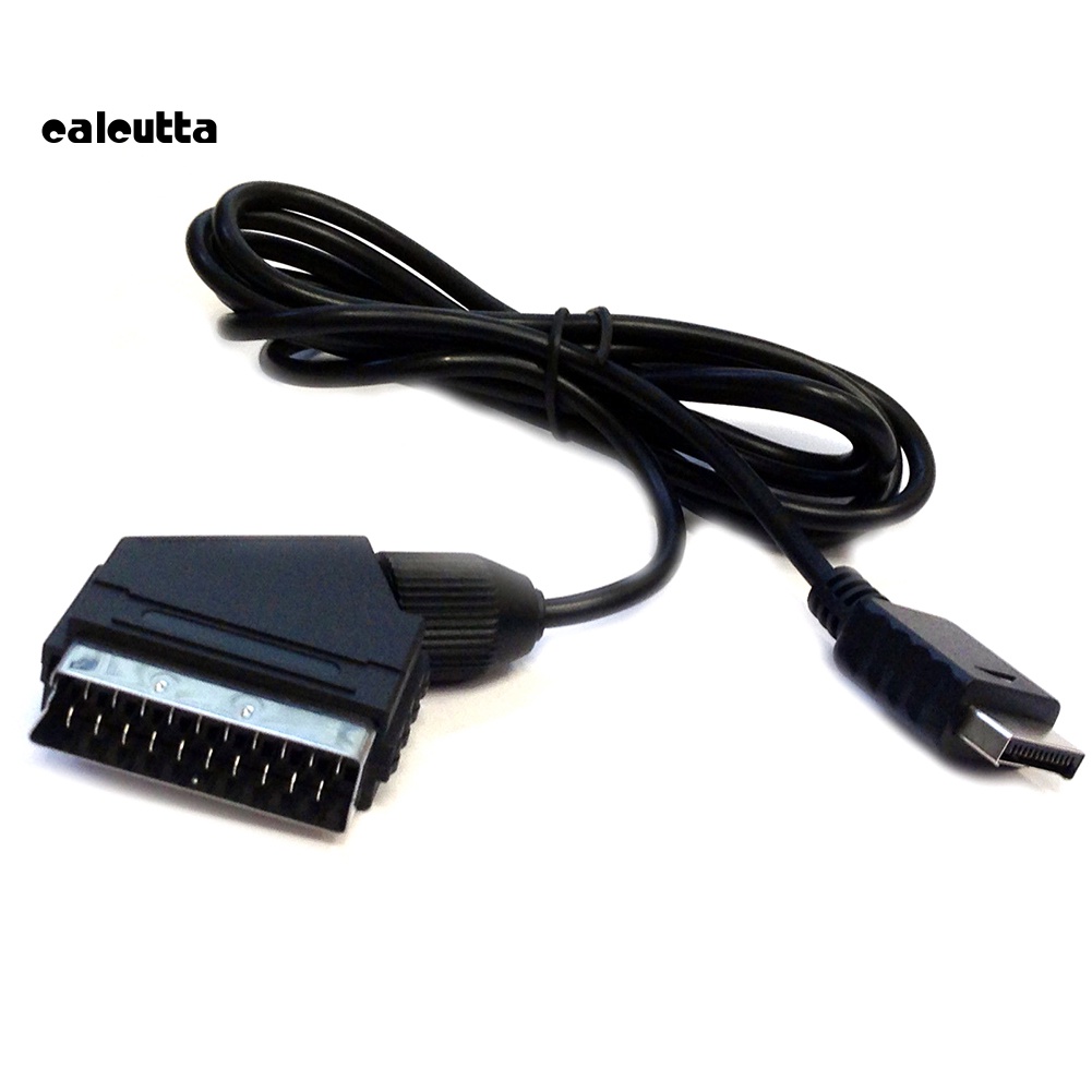 Dây Cáp Kết Nối 1.8m RGB Scart TV AV Cho Sony Playstation PS2 3