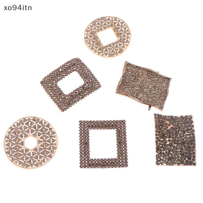 1 Cặp Phụ Kiện Kẹp Giày Cao Gót Đính Đá Cho Cô Dâu