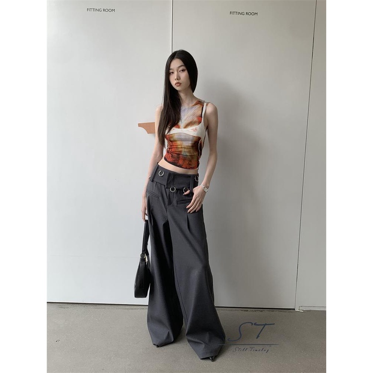 Áo Thun Ba Lỗ Dáng Ôm In Họa Tiết Thời Trang Mùa Hè CY03 Cho Nữ