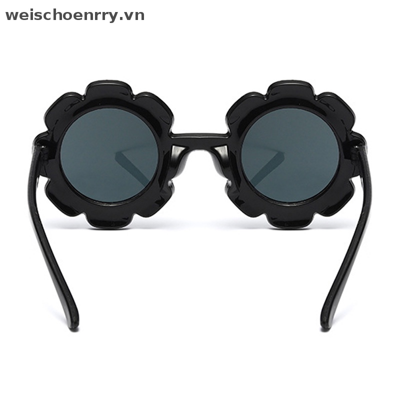 Kính Mát Chống Tia UV400 Hình Hoa Hướng Dương Dễ Thương Cho Bé