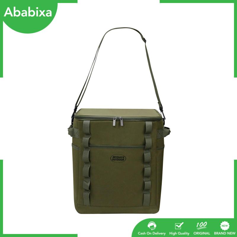 [Ababixa] Túi Đựng Đồ Cắm Trại Đinh Tán Nhỏ Gọn Bền Bỉ Có Khóa Kéo Và Tay Cầm Túi Đựng Cho Hoạt Động Ngoài Trời / Bãi Biển /