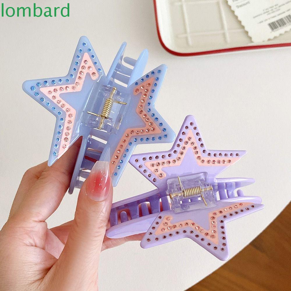 Kẹp Tóc Càng Cua Lớn Hình Ngôi Sao Acetate Phong Cách Hàn Quốc Thanh Lịch Cho Nữ Y2k