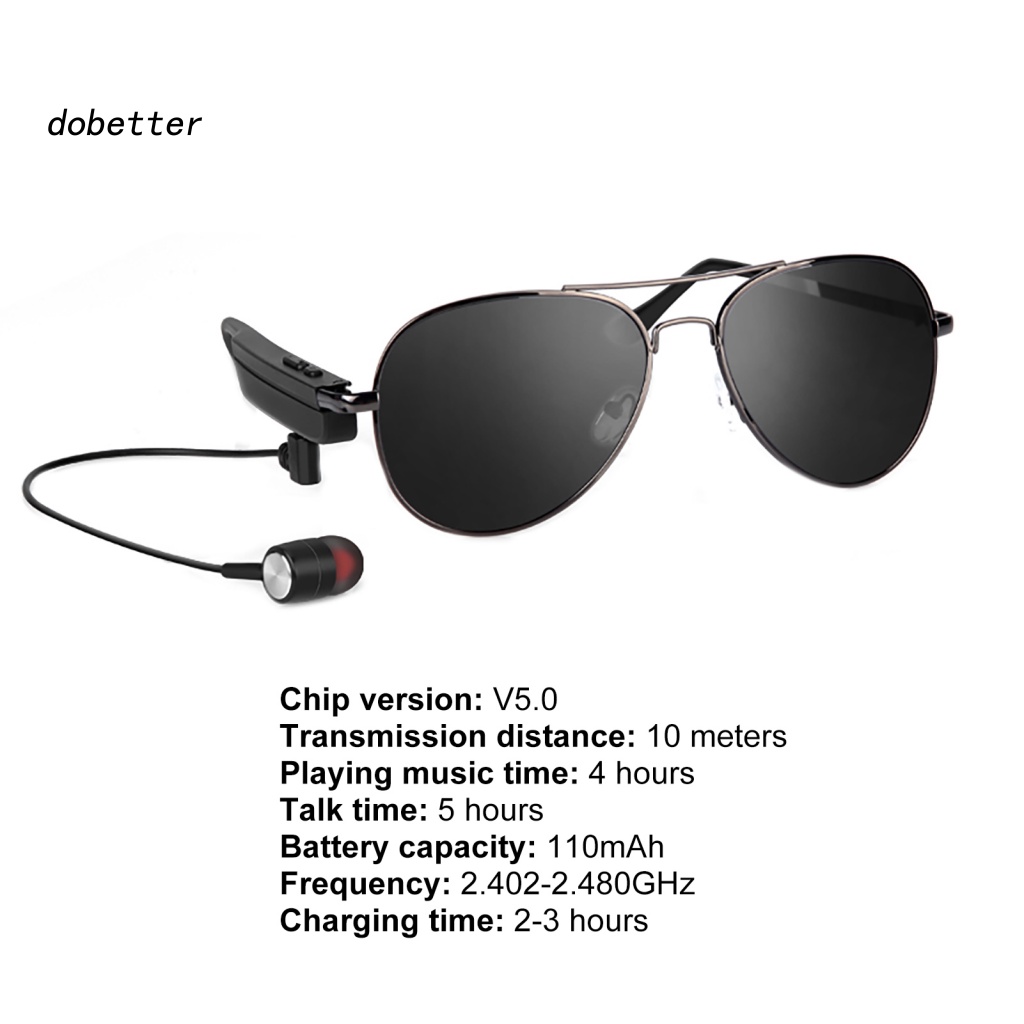 &lt; Dobetter &gt; Kính Mát Thông Minh Đa Chức Năng Độ Trung Thực Cao Thời Gian Chờ Lâu Có Bluetooth 5.0 Hợp Thời Trang Dùng Khi Lái Xe