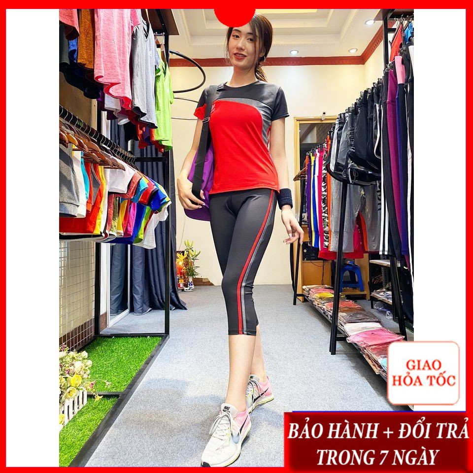 Shop bán set trang phục bộ quần áo thể thao hàng vnxk đẹp dành cho nữ người gầy giá rẻ