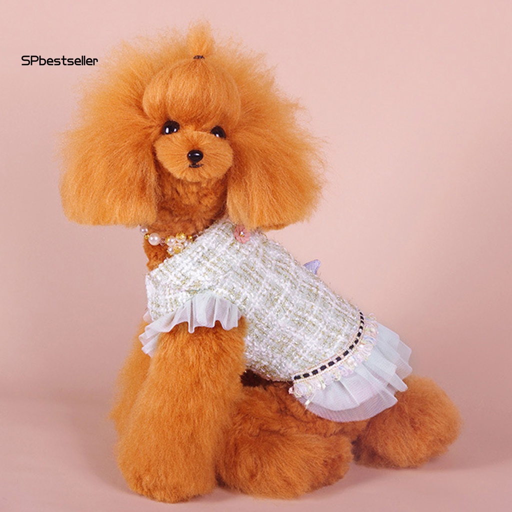 Đầm Cotton Thoáng Khí Bắt Mắt Thời Trang Cho Cún Cưng