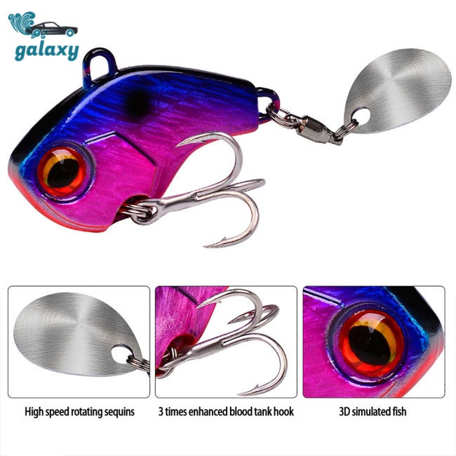 Galaxy Mồi Giả Câu Cá Mini Bằng Nhựa Cứng Có Móc