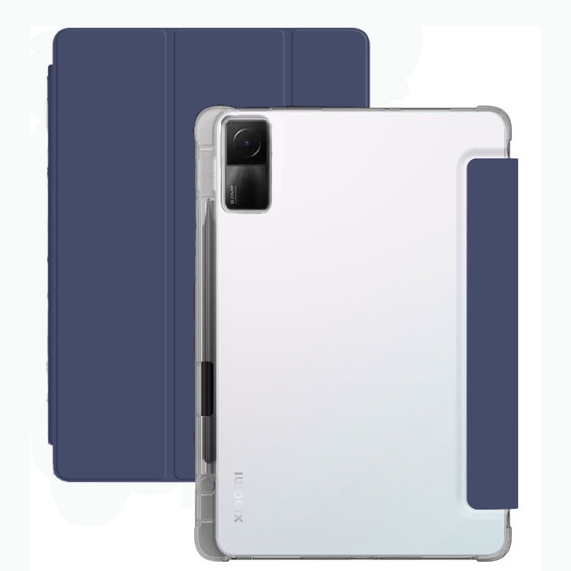 Bao Da Máy Tính Bảng Nắp Gập Bằng tpu + acrylic Mềm Trong Suốt Cho redmi pad 10.61inch 2022 se 2023 11inch