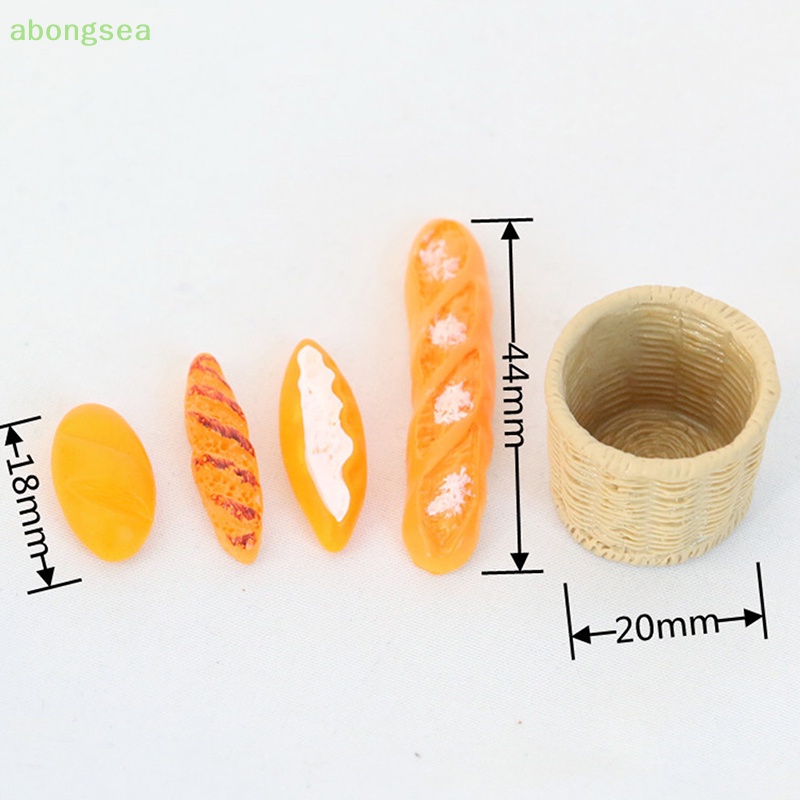 1 Set Giỏ Bánh Mì Đồ Chơi Búp Bê Cỡ 1 / 12