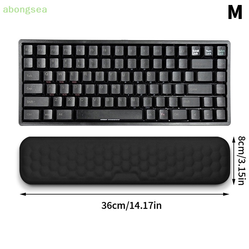 Đệm Lót Chuột Và Bàn Phím abongsea Kết Cấu Cotton Mát Xa Cổ Tay