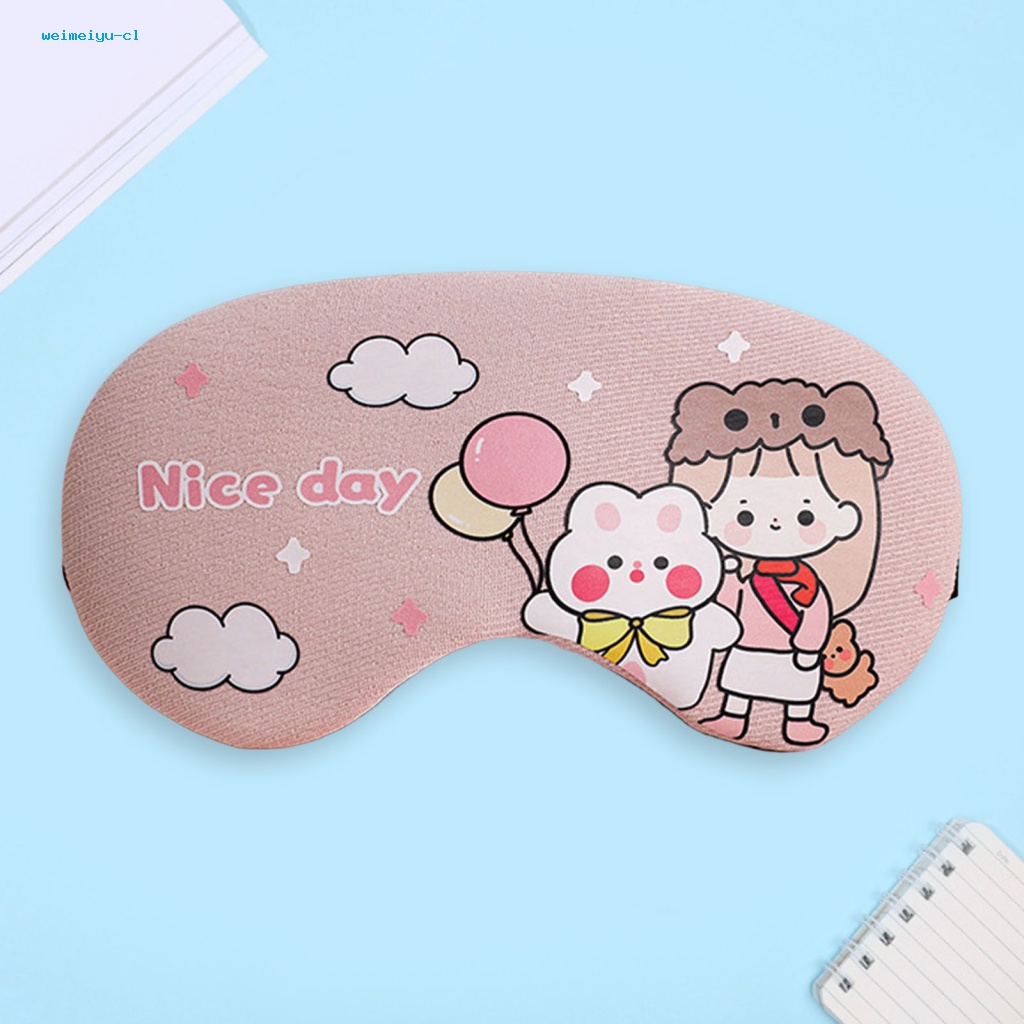 1 Bộ Vỏ Bọc Mắt Ngủ Co Giãn Họa Tiết Vui Nhộn