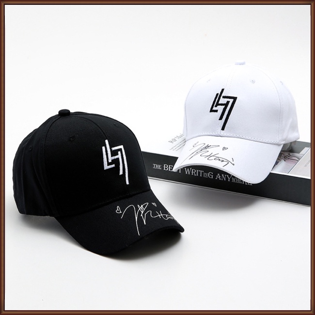 Mũ Lưỡi Trai Vải Cotton Chống Nắng In Chữ Thời Trang Cho Nam Và Nữ