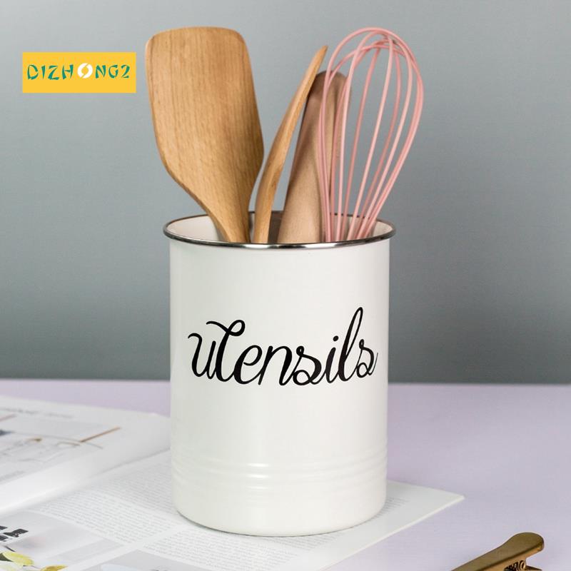 Nhà bếp Dụng cụ nấu ăn Người giữ đồ dùng nhà bếp Đồ dùng phẳng Người tổ chức Trang trại Trang trí nội thất Đồ dùng Caddy-White