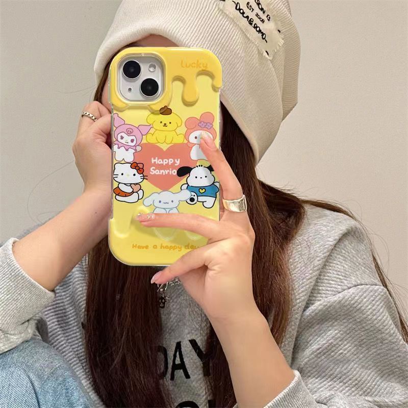 ✅Ốp Điện Thoại Hình Que Kem Cho Iphone113 Sanrio 14plus12 xr 8 promax 6KFL