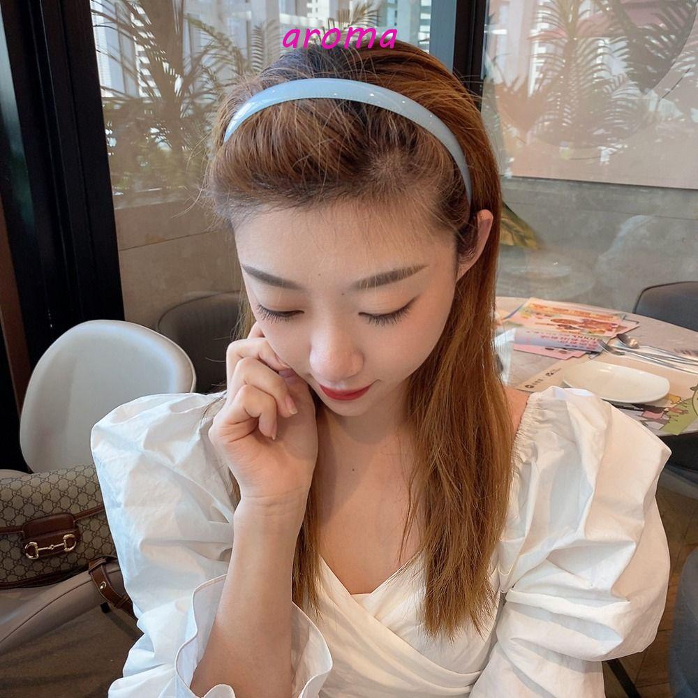 Băng Đô Cài Tóc Bằng Acrylic Chống Trượt Phong Cách Hàn Quốc Cho Nữ