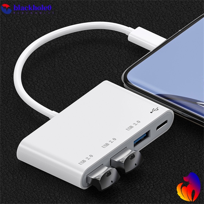 Bộ Chia 4 Cổng Usb 3.0 Type C Cho Bàn Phím Máy Tính