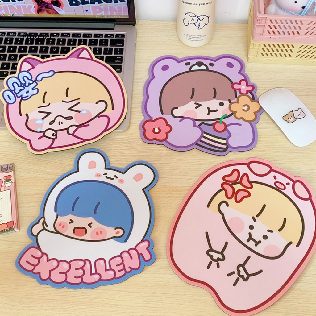 Tấm Lót Chuột RGA Họa Tiết Hoạt Hình Dễ Thương Tiện Dụng Mang Theo Du Lịch