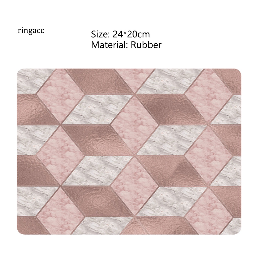 Đệm Lót Chuột RGA Mềm Siêu Mỏng Chống Trượt Họa Tiết Hình Thoi