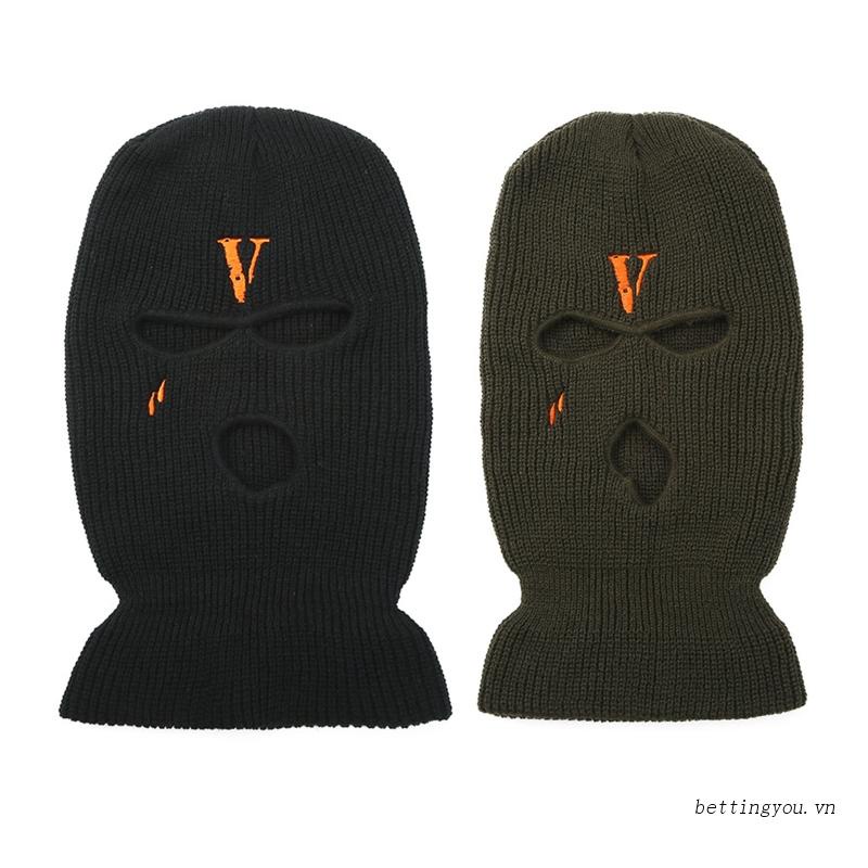 Mũ Balaclava Che Mặt Chống Gió Thêu Họa Tiết Sáng Tạo Cho Các Hoạt Động Ngoài Trời