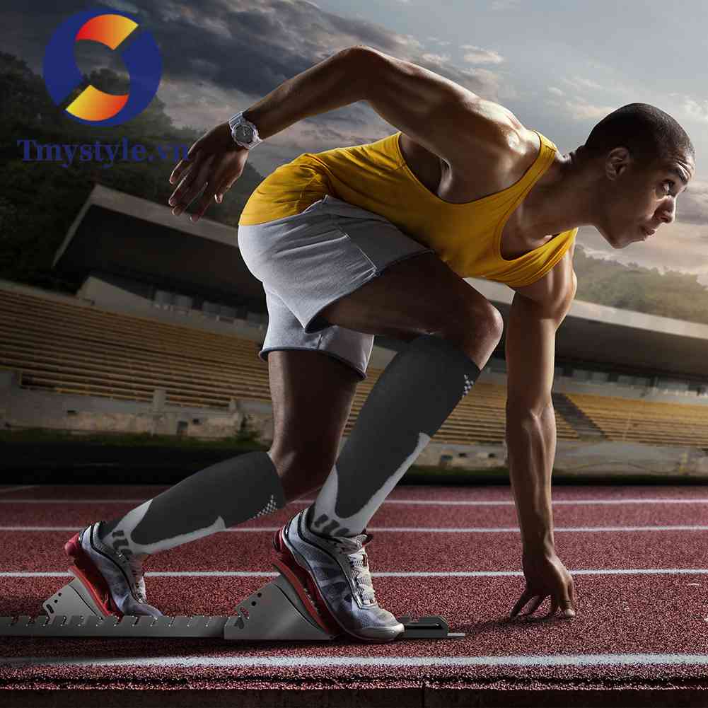 Tất Nén Thể Thao Dài Đến Đầu Gối Cho Nam Nữ