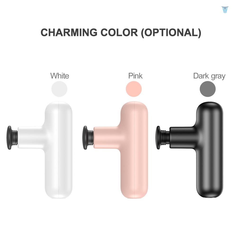 Máy Mát Xa Cơ Bắp Cầm Tay Mini Chạy Điện 4 Đầu 4 Mức Tốc Độ 2000mAh Có Thể Sạc Lại