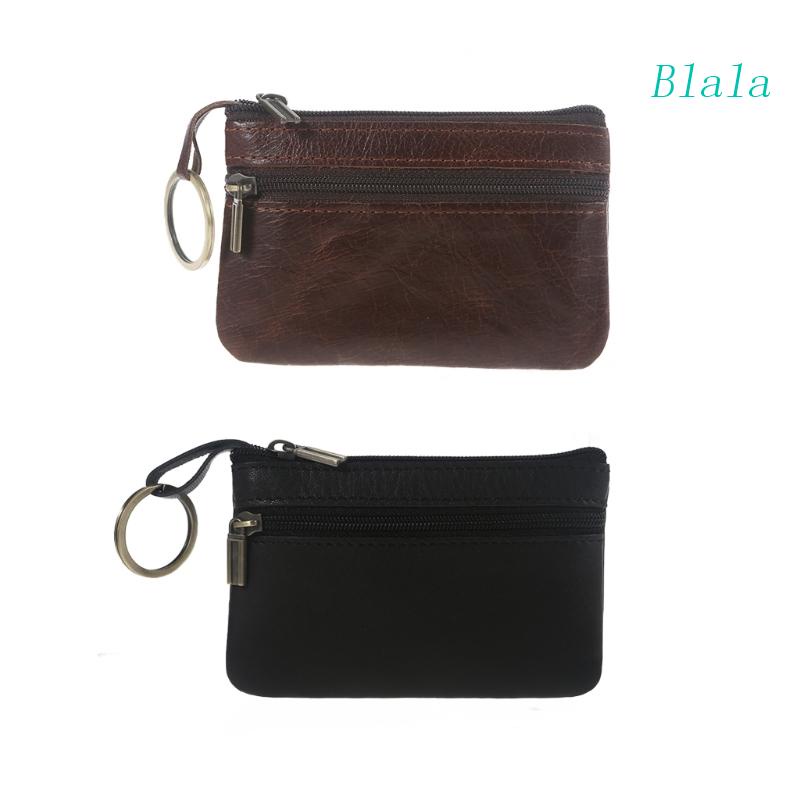 Ví Da PU Khóa Kéo Thời Trang Vintage Cho Nam