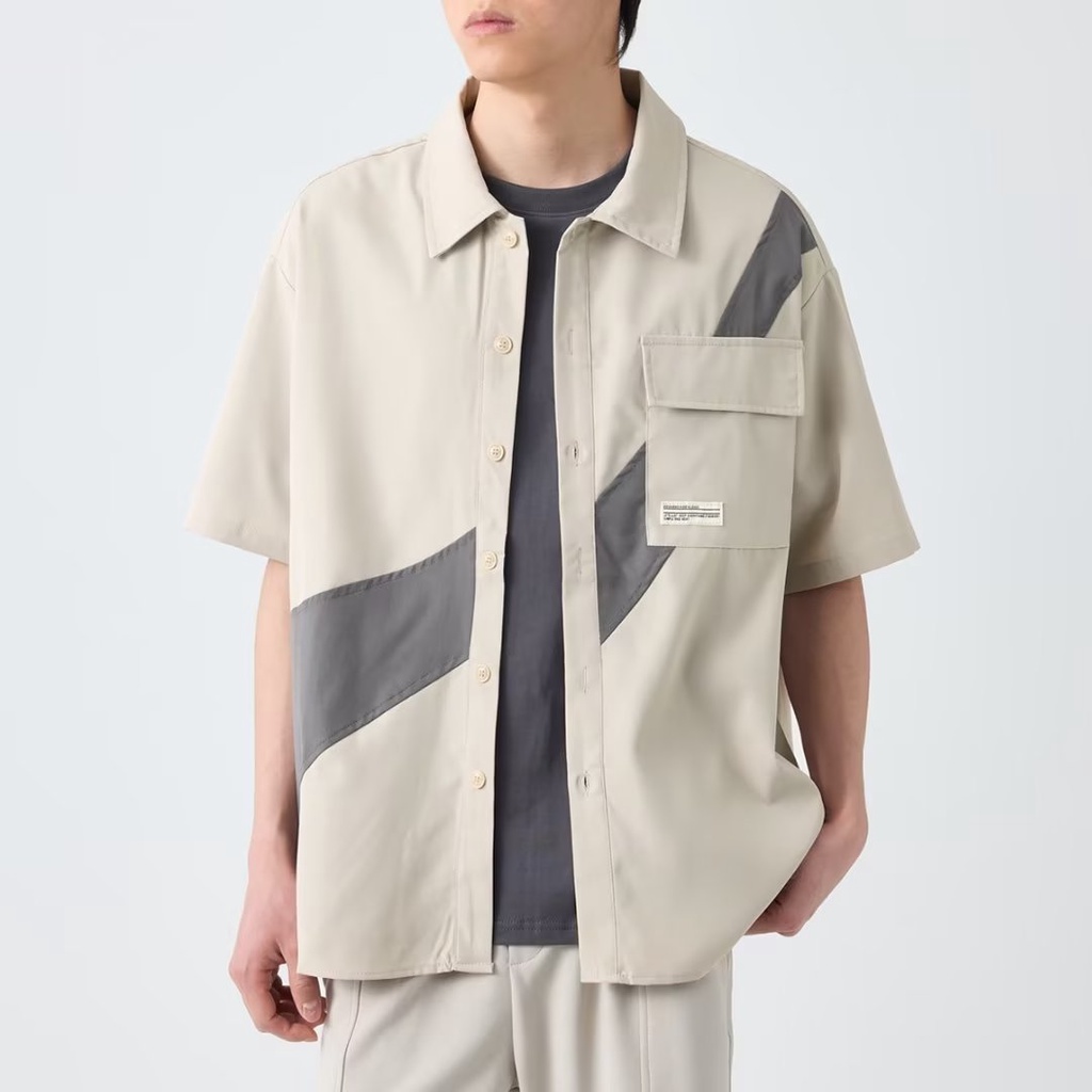 Áo Sơ Mi Ngắn Tay Dáng Rộng Phong Cách Nhật Bản Thời Trang Mùa Hè Dành Cho Nam