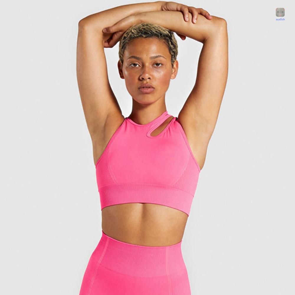 Bra Thể Thao Hoạ Tiết Kẻ Sọc Kèm Mút Nâng Ngực