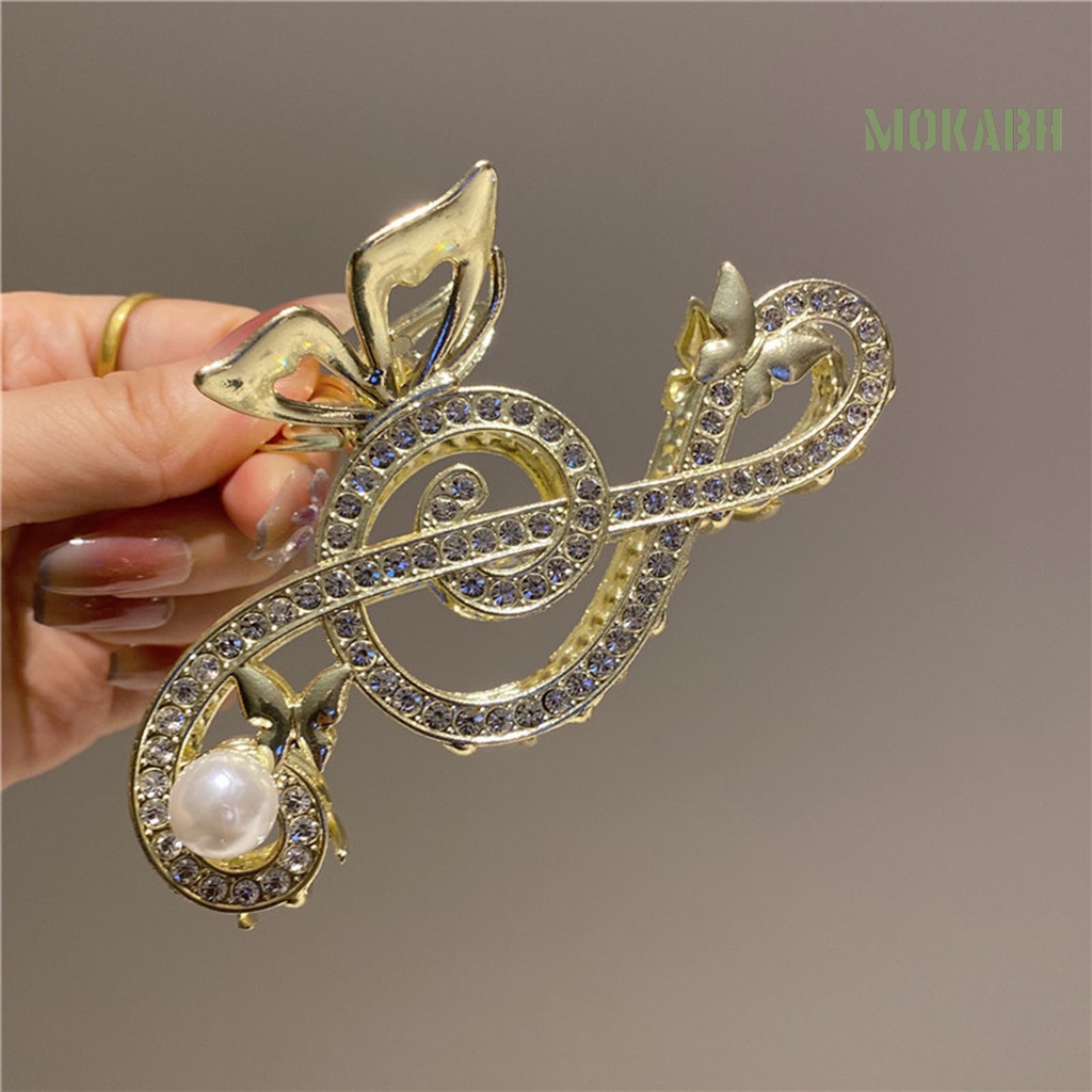 Kẹp Tóc Hình Vảy Cá / Bướm Đính Đá / Ngọc Trai Giả Chống Trượt Tiện Dụng