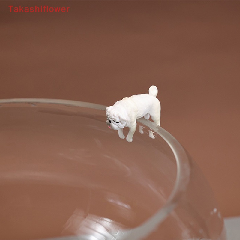 Phụ Kiện Treo Trang Trí Bể Cá Hình Chó Pug Dễ Thương