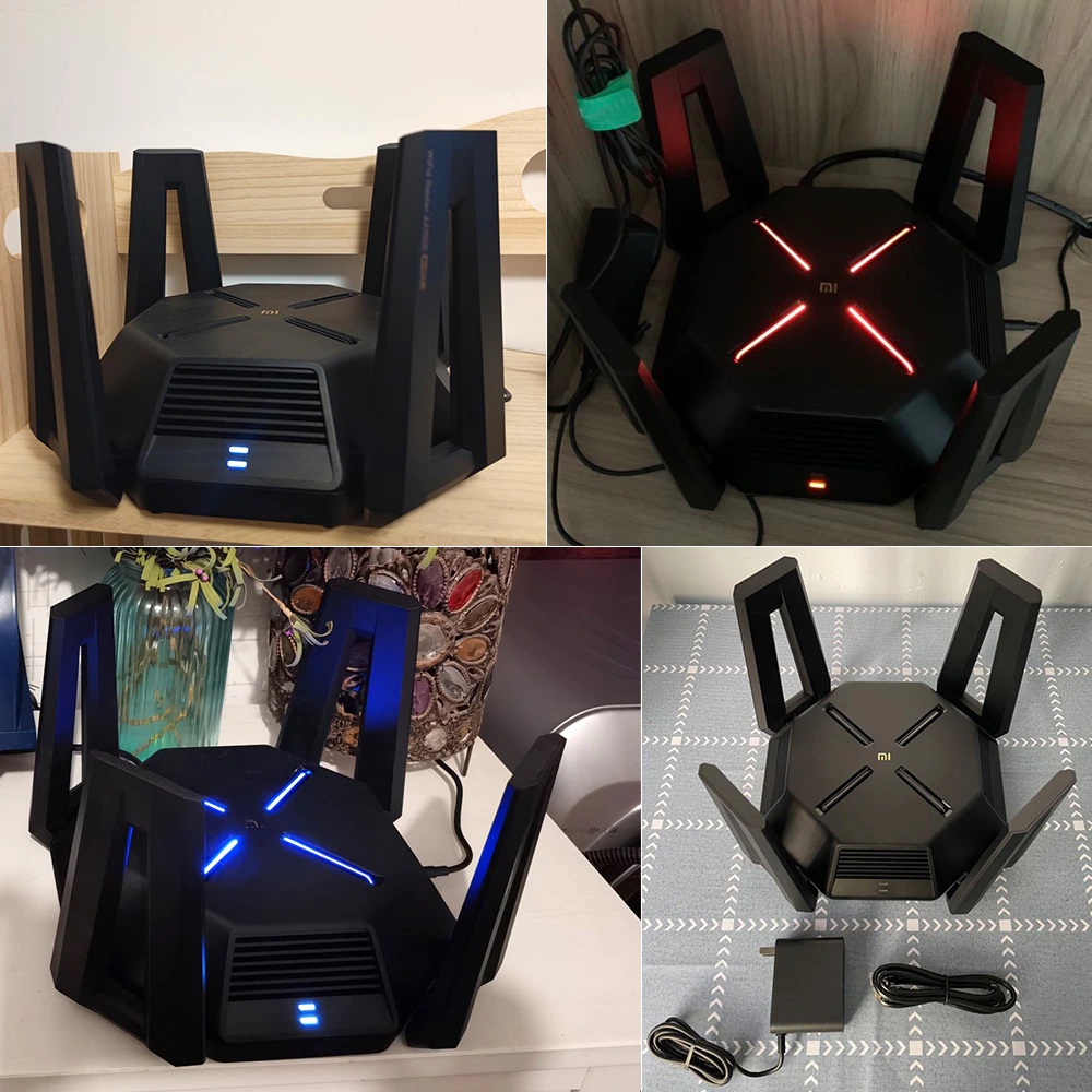 Bộ định tuyến Xiaomi Router Wifi 6 AX9000, dành game thủ, ba băng tần kết nối 1000 thiết bị/ROUTER WIFI6 AIOT AX6000