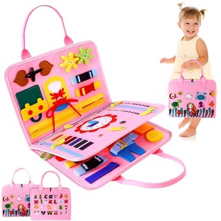 Busy board montessori toys montessori children toys early education clothing learning board busy book halloween christmas birthday gift new year's gift