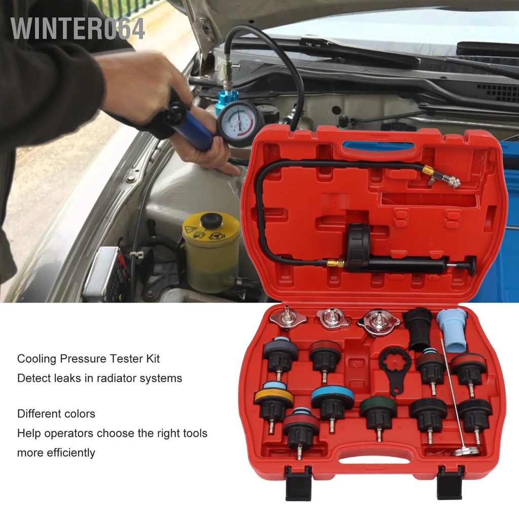 Winter064 18 Chiếc Tản Nhiệt Áp Bộ Chống Rỉ Sét Sốc Lão Hóa Tự Động Kiểm Tra Rò Thay Thế Cho Xe Ford