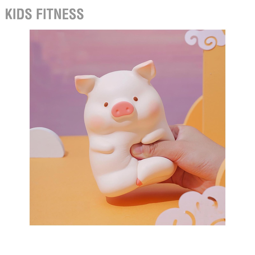 Kids Fitness Bóp Heo Đồ Chơi Nhựa PU Giảm Stress Giải Nén Búp Bê Để Bàn Trang Trí Cho Trẻ Em Người Lớn